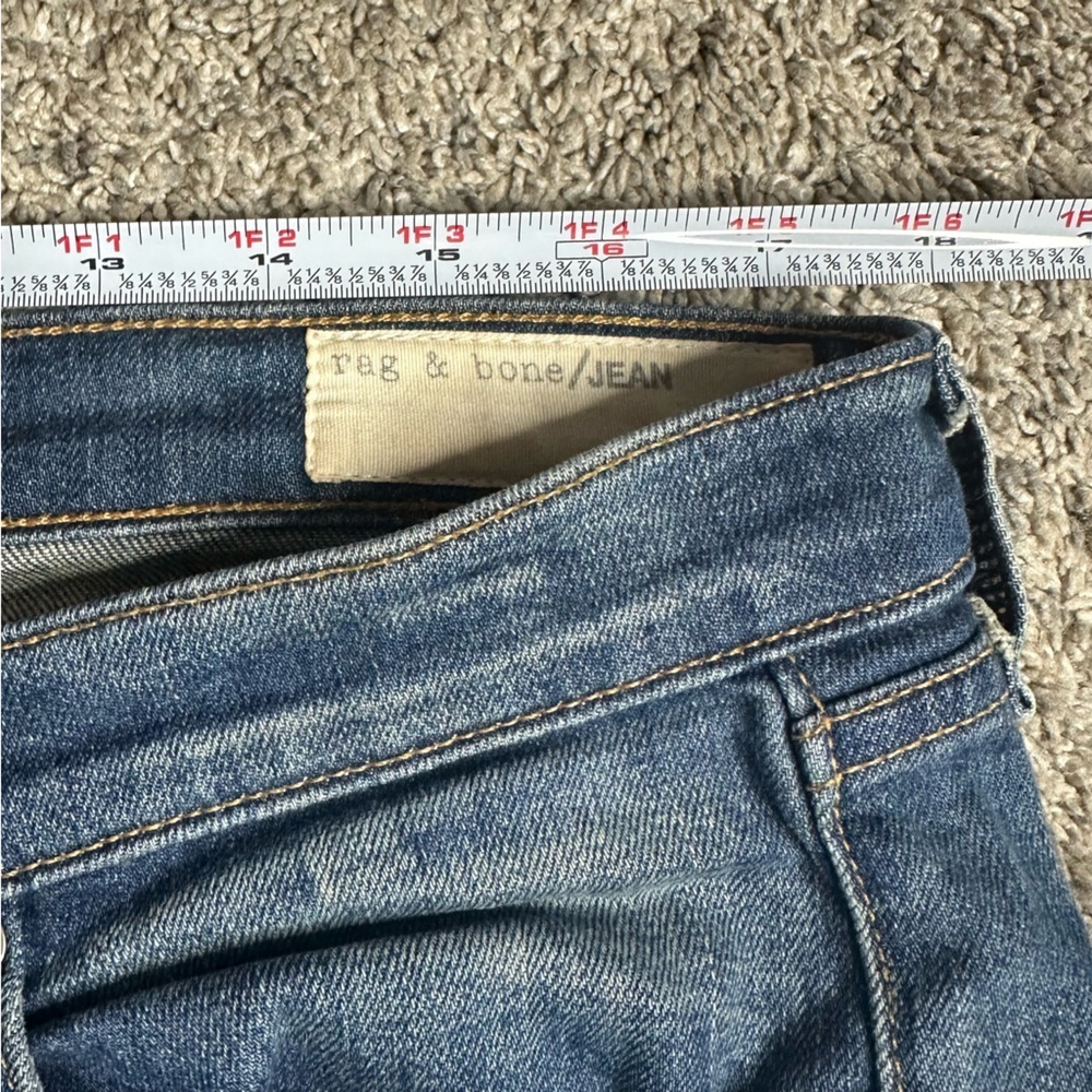Rag & Bone The Dre Boyfriend Golden Wash Jeans 30 10 slim straight low rise - Picture 14 of 16